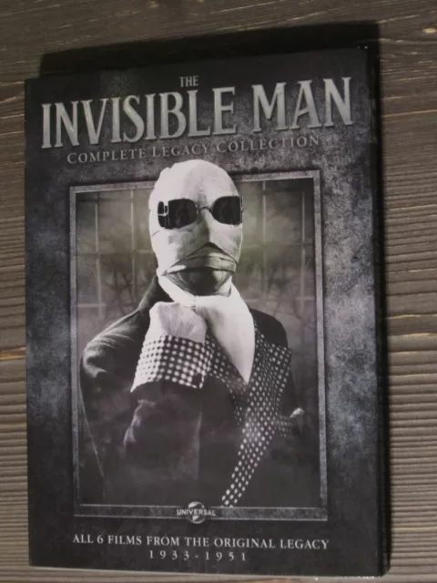 The Invisible Man: The Legacy Collection (DVD, 2014, 3-Disc Set) Brand New!