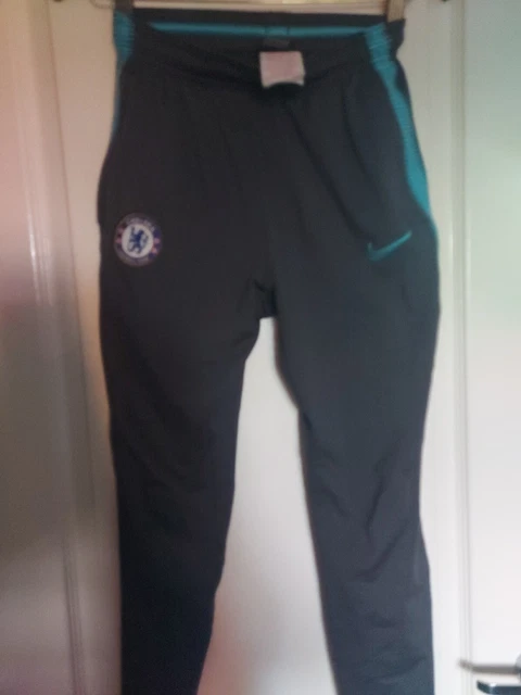 CHELSEA FC Nike DRI-FIT fondo tuta taglia large età 13-14