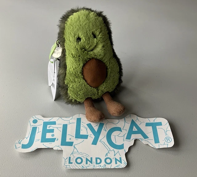 BRAND NEW Jellycat Amuseable Avocado Bag Charm Soft Plush Toy Key