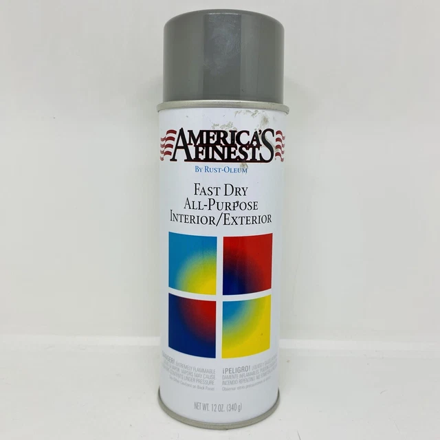 VINTAGE 1999 RUSTOLEUM Smoke Grey HD2886 America’s Finest spray
