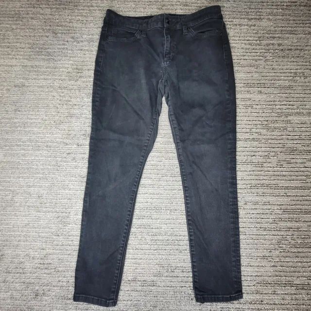 Joes Size 30 Women Jeans Skinny Mid Rise Black Denim