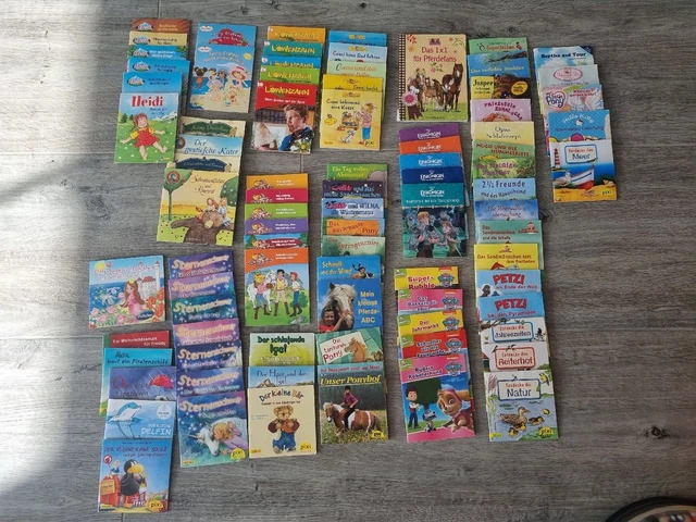 94 kleine Bücher - viele von pixi Sternenschweif, Paw Patrol, Conni, Bibi & Tina