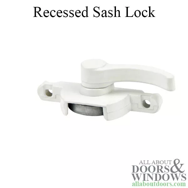 Recessed Sash Lock, 2-3/16", Right Hand