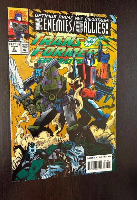 TRANSFORMERS GENERATION 2 #8 (Marvel Comics 1994) -- Low Print Run -- NM-
