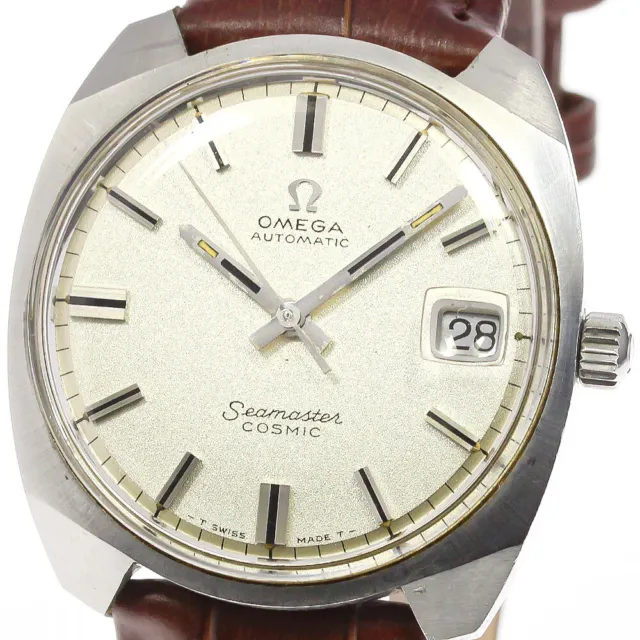 OMEGA SEAMASTER COSMIC Date Silver Dial Automatic Men's Watch_760618 ...