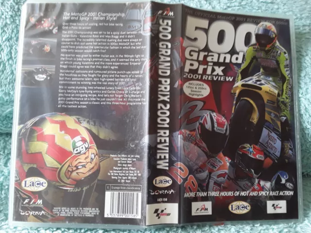 500cc Bike Grand Prix 2001 Official Review VHS