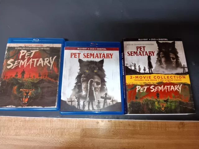 PET SEMATARY 2 Movie Collection (Blu-ray) Stephen King . , Horror $9.99 ...