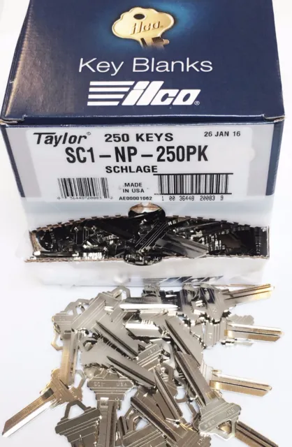 Taylor SC1 Nickel Key Blanks