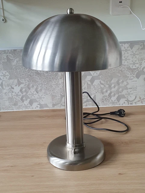 Lampadaire champignon en métal argenté H145 NEREIDAS | Maisons du Monde