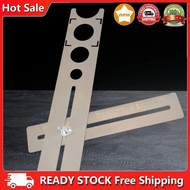 PUNCHING MEASURE TOOL Position Ruler Puncher for Tile Marble Glass ...