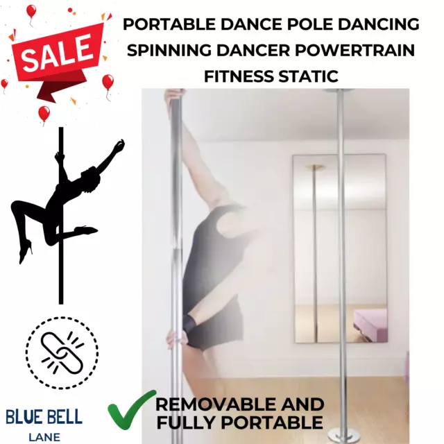 Pole Dancing Fitness Dance  Spinning Portable Static Stripper Kit Party Exercise