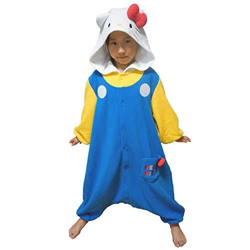 SAZAC Fleece Kigurumi 70'S Kitty Kid 130 SAN854H