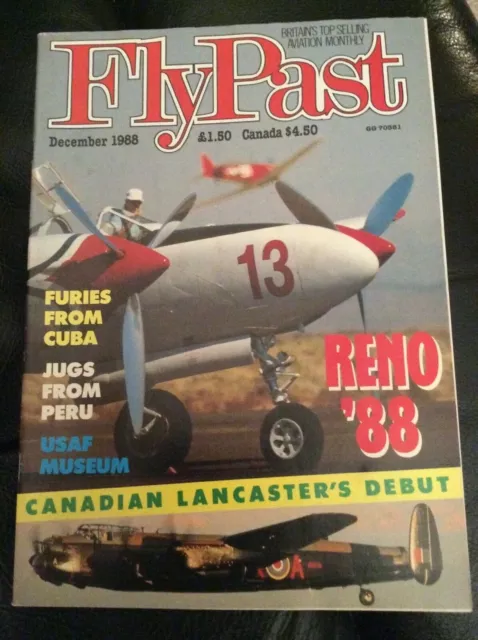 Flypast Magazine 1988 December CWH Lancaster,Reno,Hudson