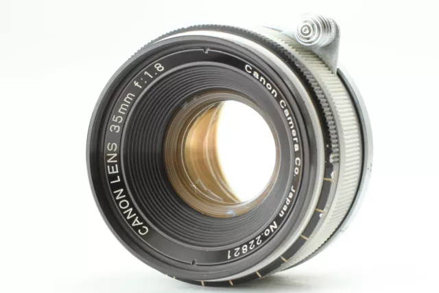 [Exc+5] Canon 35mm F/1.8 MF Black Lens LTM L39 Leica Screw Mount From JAPAN