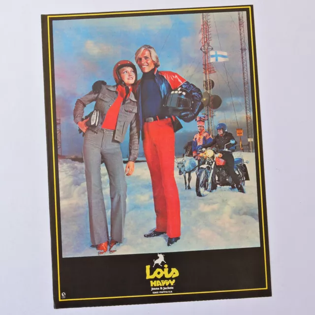 LOIS Happy / Advert Publicite Publicidad Reklame Pubblicita Jeans Jacket Vintage