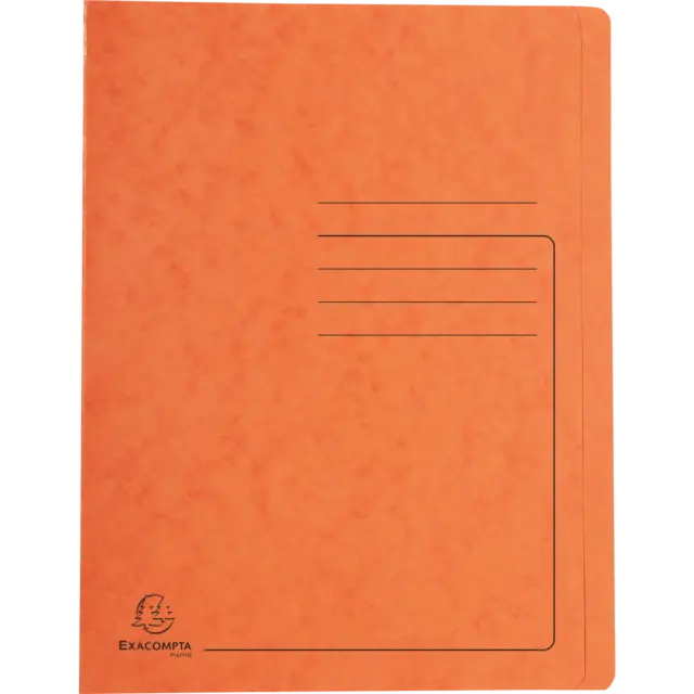 Exacompta 25x Schnellhefter aus Colorspan 355g/m2, A4 - Orange - 39994E
