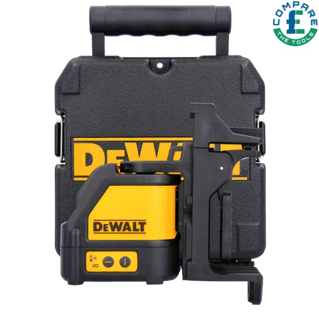 Dewalt DW088K 2 Way Self-Levelling Ultra Bright Cross Line Laser Level Kit