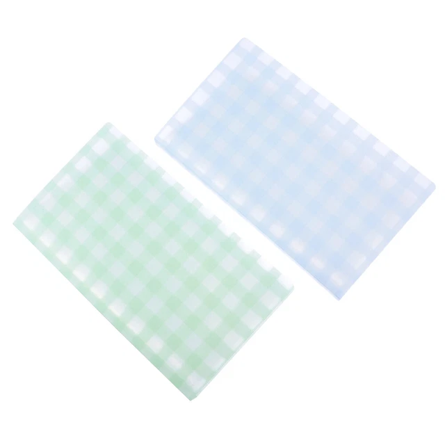 2 piezas Soporte de tarjeta de visita simple Carpeta de tarjetas de visita Libro de tarjetas de visita