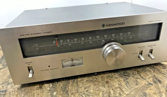 Vintage Kenwood AM FM Stereo Tuner Model KT-5300