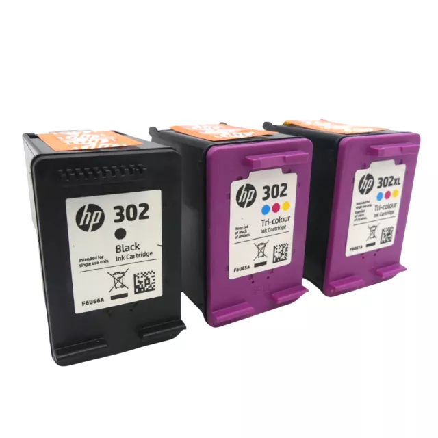 Original HP 302 HP302XL 302XL Druckerpatronen Tinte Set Multipack Einzeln Farben