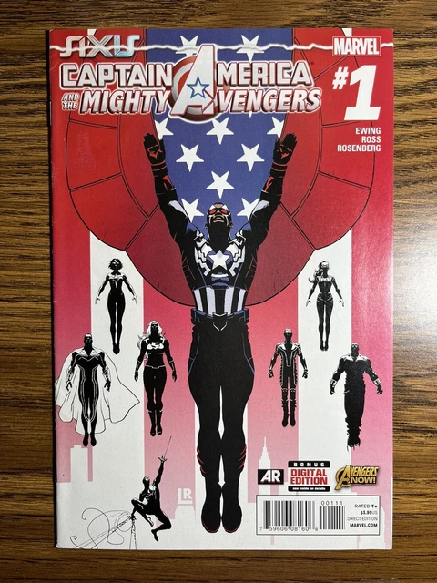 Captain America And The Mighty Avengers 1 Luke Ross Cover Marvel Comics 2015