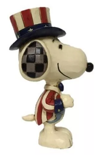 Peanuts Jim Shore Snoopy Mini Patriotisch Figur #6005951
