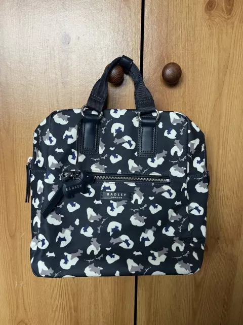 RADLEY Backpack - Oilcloth Finish - Dog Design- Vgc