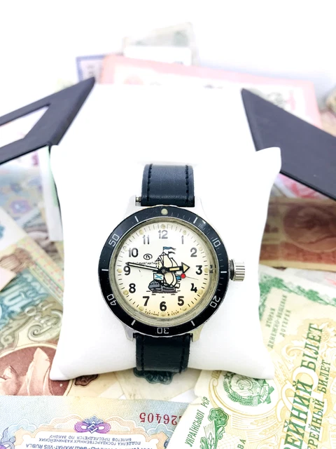 ☢️ Raro Vostok Amphibia Wostok Antimagnetic USSR Soviet Amphibian Diver 🛠