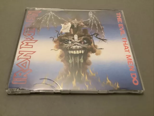 Iron Maiden The Evil That Men Do 3 Track Cd Single Mint  Rare .L1