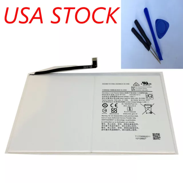 new for Samsung Galaxy Tab A7 SM-T500 10.4” Tablet Battery 107G8B27 6820 mAh