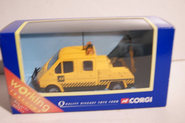 Miniature Corgi Diecast 58204 - Ford Transit Wrecker RAC (échelle 1/43, Occasion)