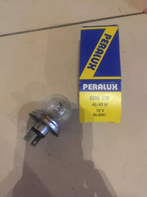 Ampoule Code Europeen Peralux Culot Pt45 12V 50W 45W Blanc Phare