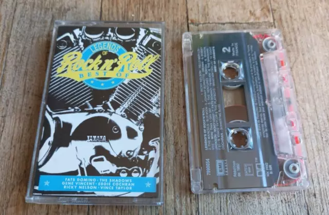 Legends Of Rock N Roll Best Of Cassette Audio Tape K7 Chochran Gene Vincent Etc