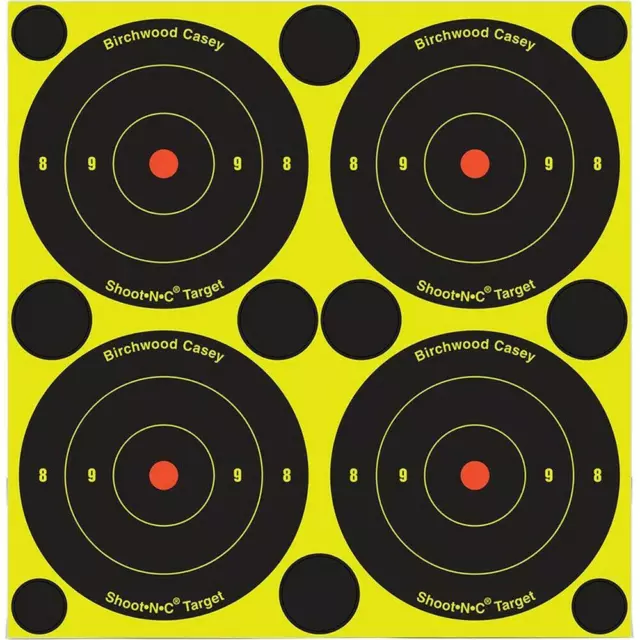 Shoot NC REACTIVE Targets 3"  x 48  shoot and see Birchwood Casey Shoot N C