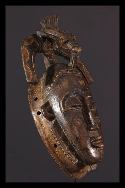 Baule Mask African Tribal Art Africain Arte Africana Afrikanische Kunst