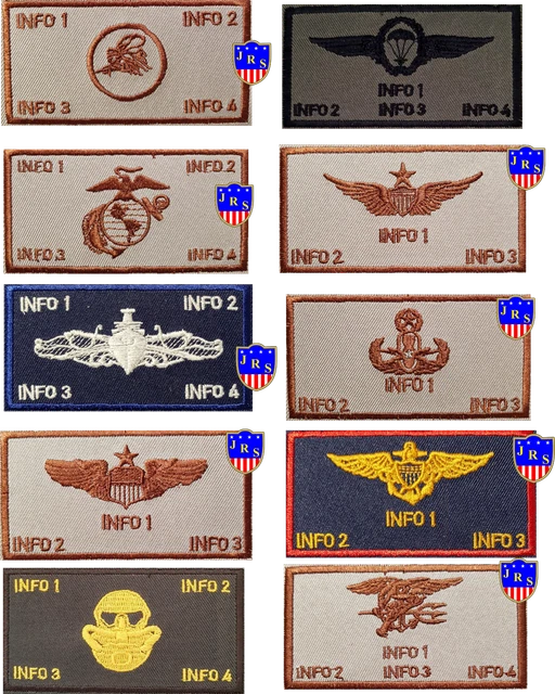 NAMENSSCHILD CUSTOM FLIGHT Suit Name Tag Name Patch USN USA USMC USAF