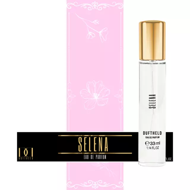 SELENA Eau de Parfum 33ml Duftzwilling 18% Parfum Öl Anteil Vegan DAMEN