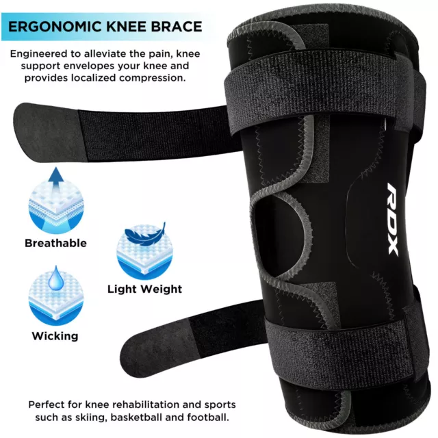 RDX Rodillera Ligamentos Deportiva Rotuliana Menisco Soporte Entrenamiento 3