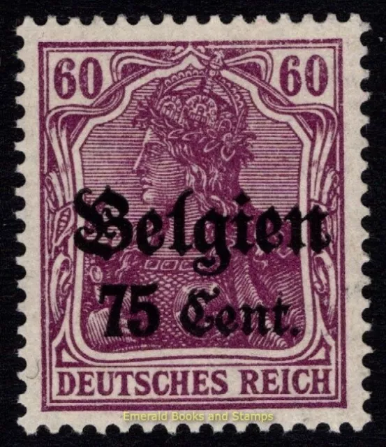 EBS Germany 1916 - World War I Occupied Belgium - Michel 21 a - MNH**