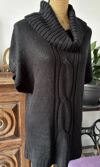 Pull Col Roulé Manches Courtes Zara L, mesures sur les photos en Polyester TBE Pull Col Roulé Manches Courtes Zara L, mesures sur les photos en Polyester TBE