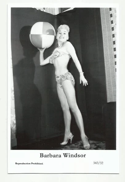 (Bx15) Barbara Windsor Swiftsure Photo Postcard (342/32) Filmstar Pin Up Glamor