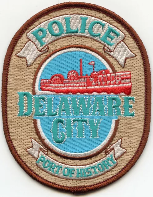 DELAWARE CITY DELAWARE DE Port of History POLICE PATCH