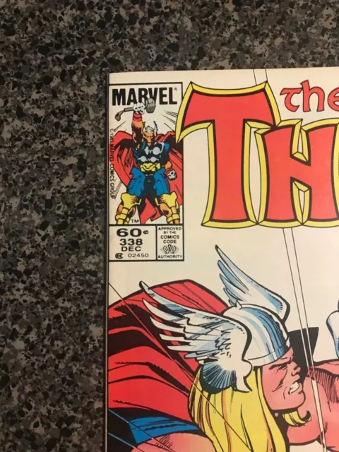 The Mighty Thor 338 NM! Newsstand! 2nd appearance Beta Ray Bill! MCU! 3