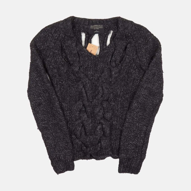 All saints sales cable knit sweater