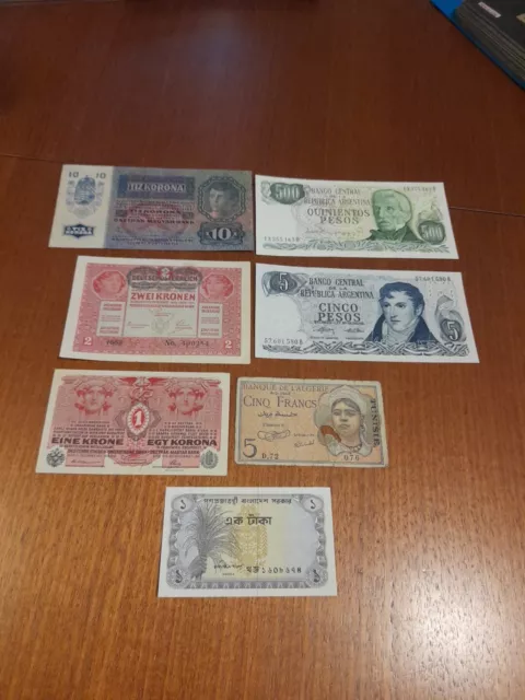 World Bank Notes X 7.