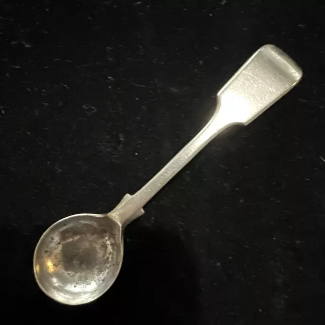 Antique Silver Plate Mustard Spoon