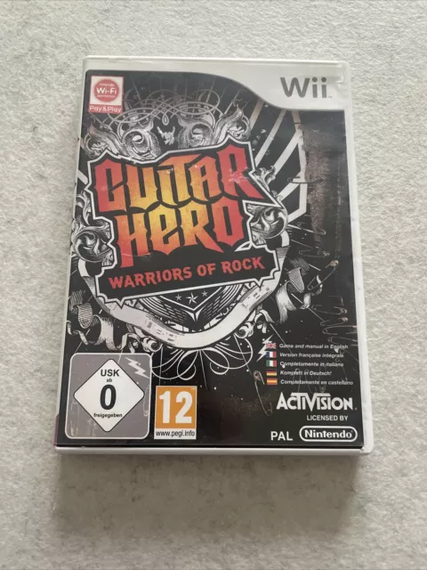 Guitar Hero Warriors Of Rock Jeu Nintendo Wii FR TBE