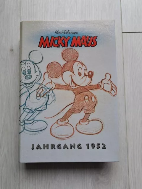 Micky Maus Reprint Kassette 1952 komplett mit Zertifik u. Zeitung - Disney