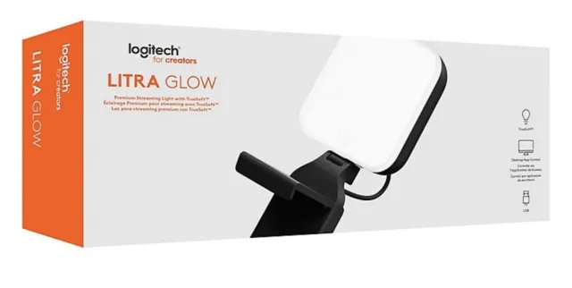 Logitech Litra Glow Premium Streaming Light with TrueSoft