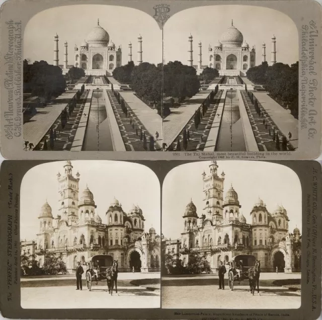 18 Stereoviews India Indien Dehli Calcutta 1900  Series 3